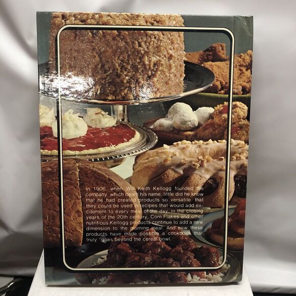 The Kellogg's Cookbook 1978 Vintage Hardcover Spiral Recipes Cereal Bowl Recipes - Picture 3 of 11